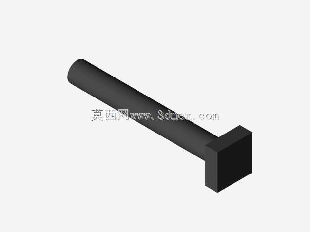 带草图和尺寸的管道工滑车