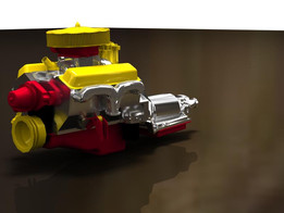 Chevy 350��Keyshot 3d��Ⱦ
