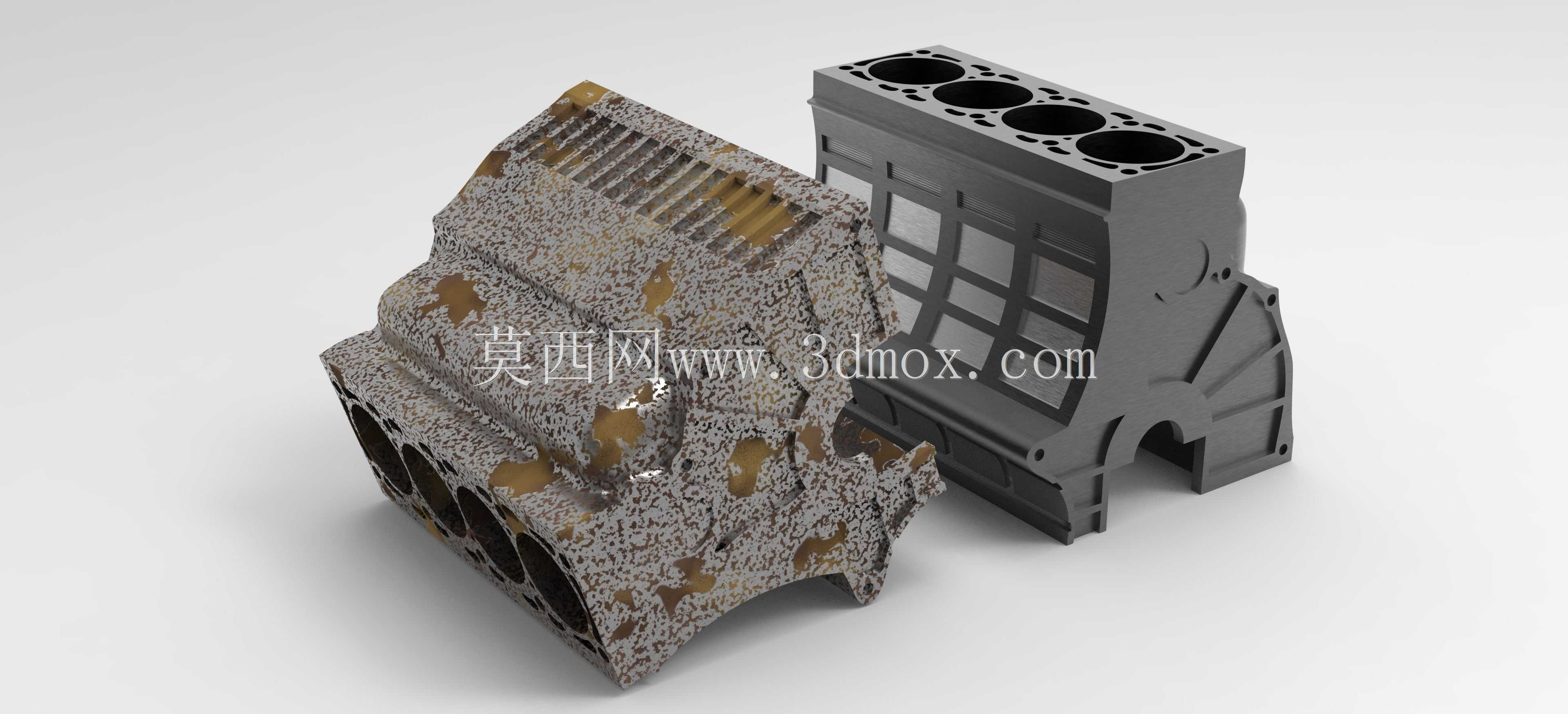 发动机缸体,气缸缸体。西林迪尔·博卢。