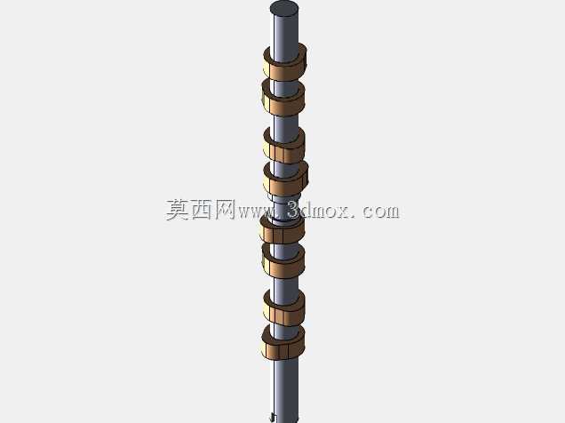 凸轮轴(变压器)。船尾。