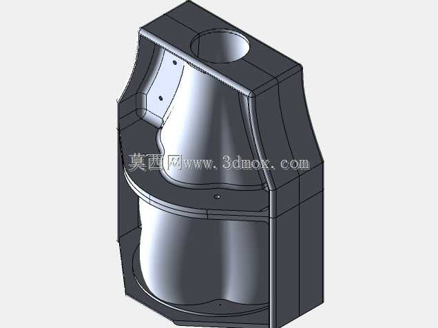 带有模具的进气歧管FSAE顶部