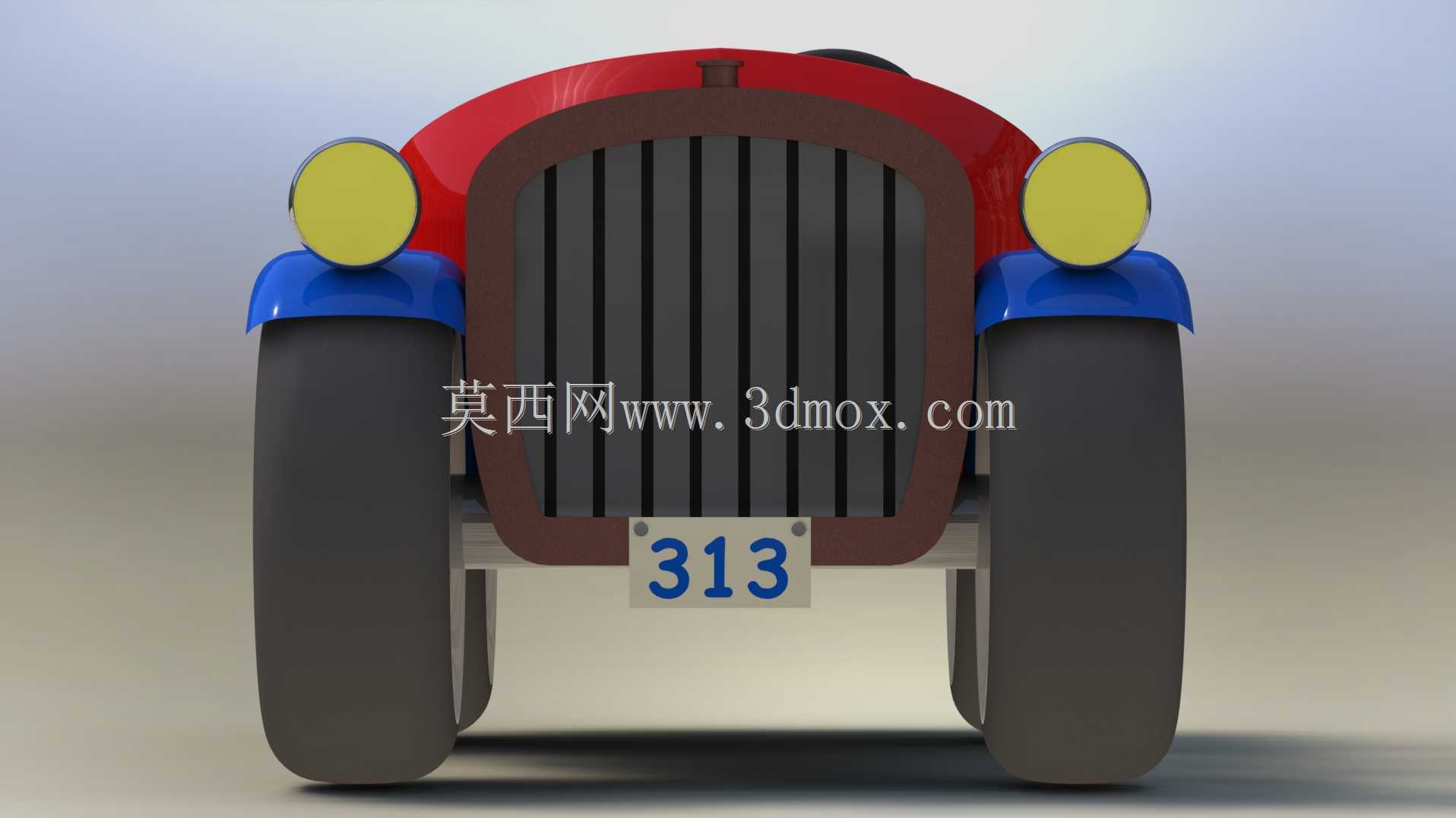 唐老鸭的车。