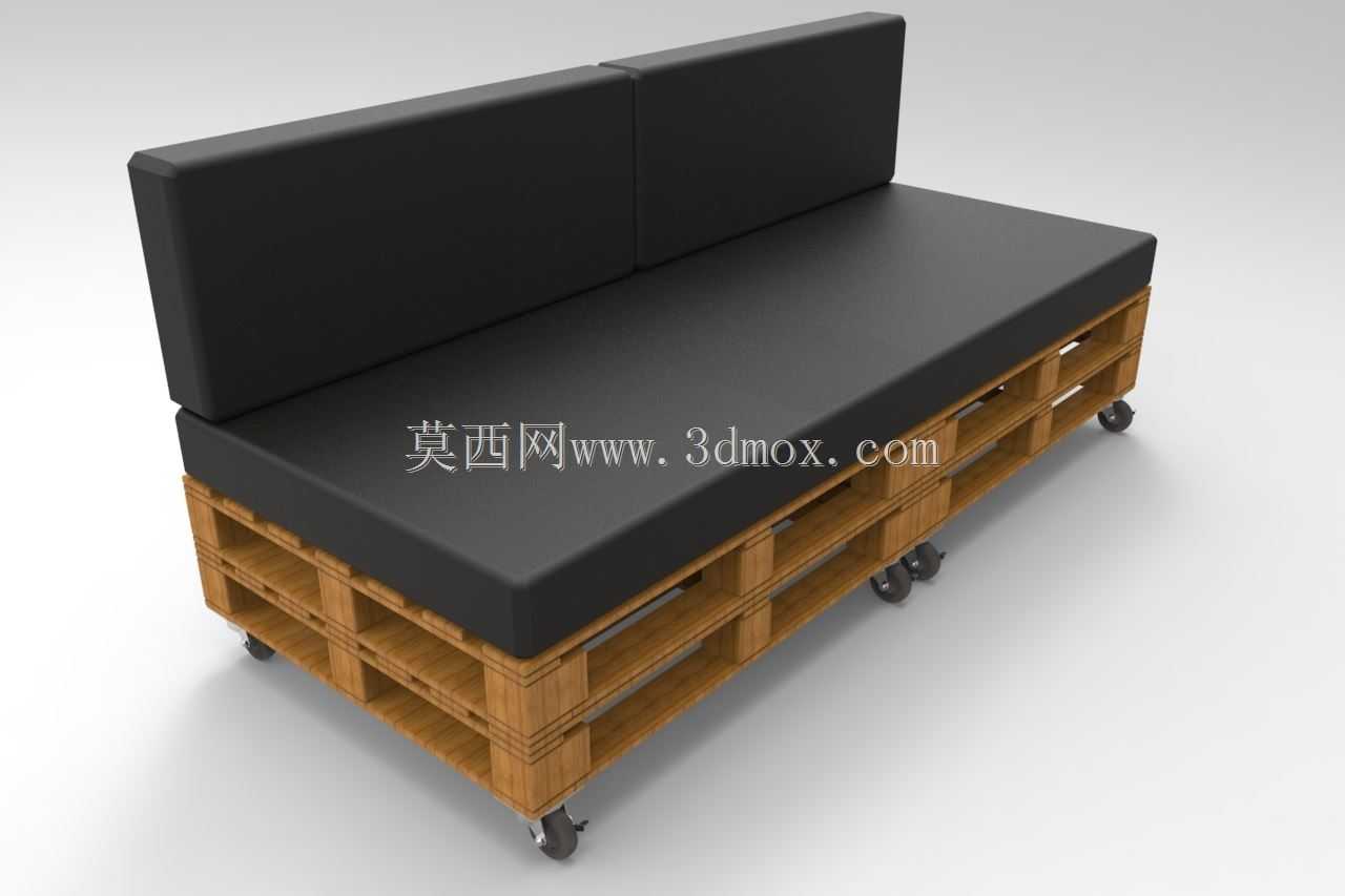 带托盘的沙发