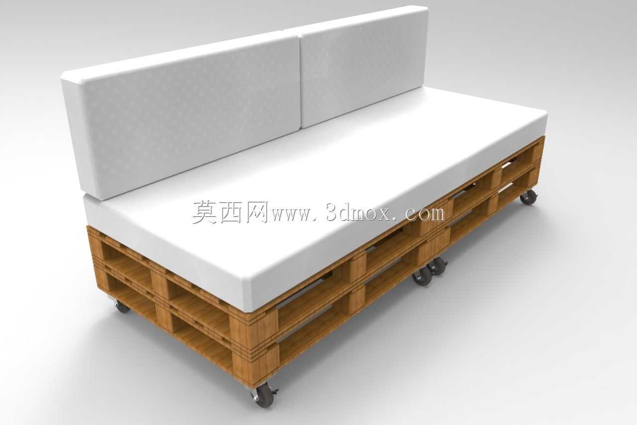 带托盘的沙发