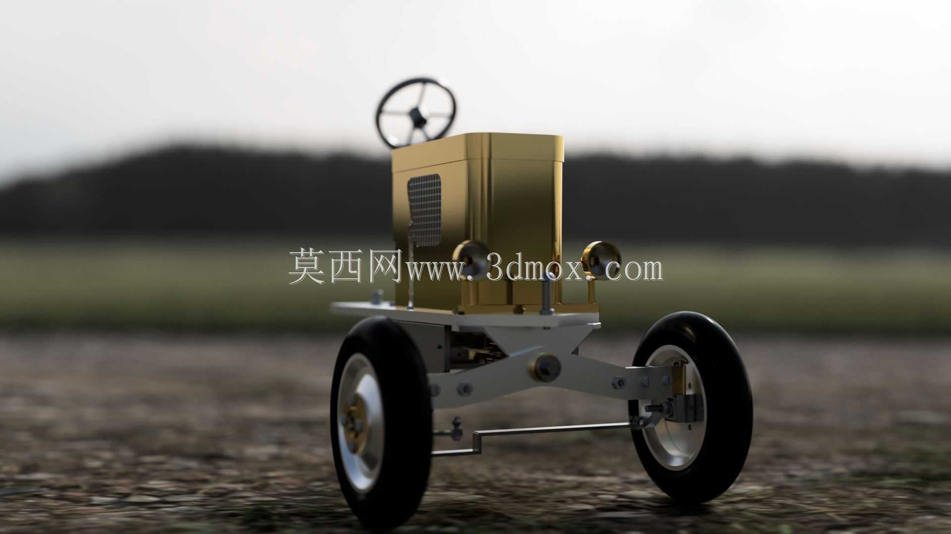 Lanz微型拖拉机前部