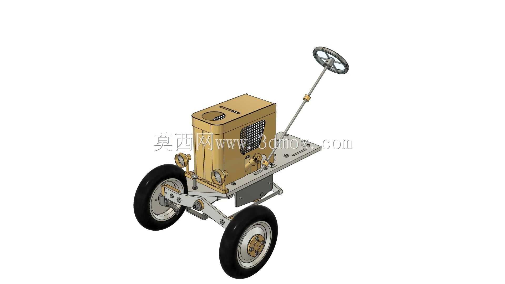Lanz微型拖拉机前部