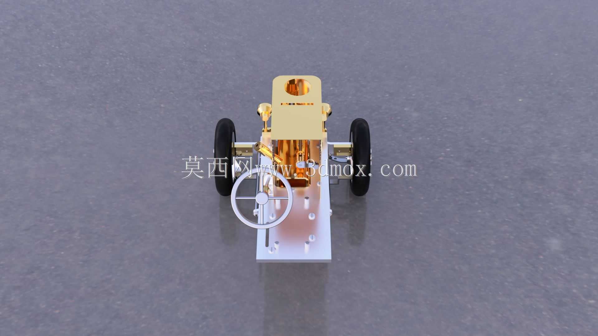 Lanz微型拖拉机前部