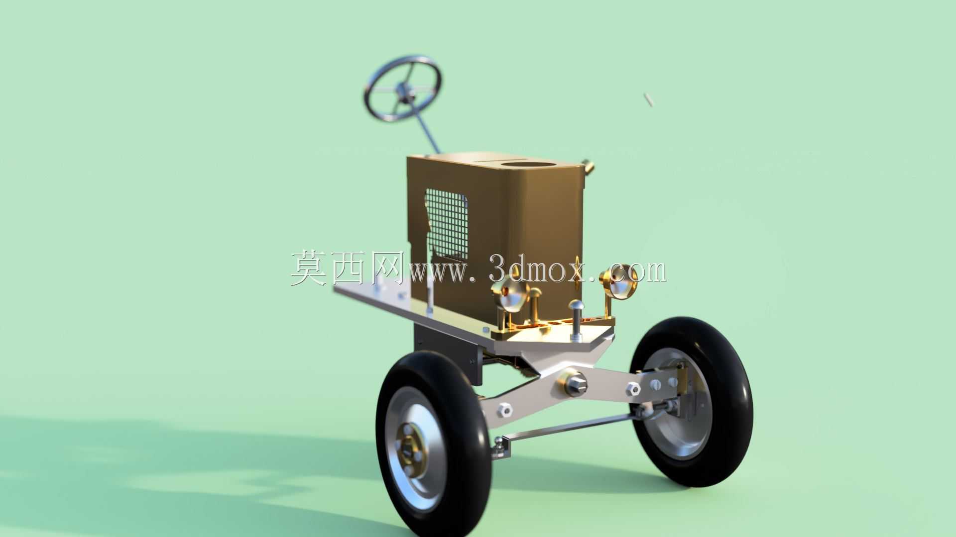 Lanz微型拖拉机前部