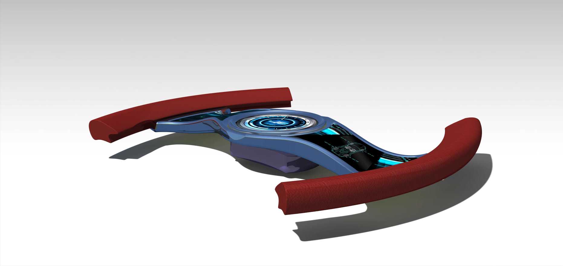 Catia v5中的3d可打印未来方向盘