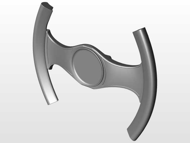 Catia v5中的3d可打印未来方向盘