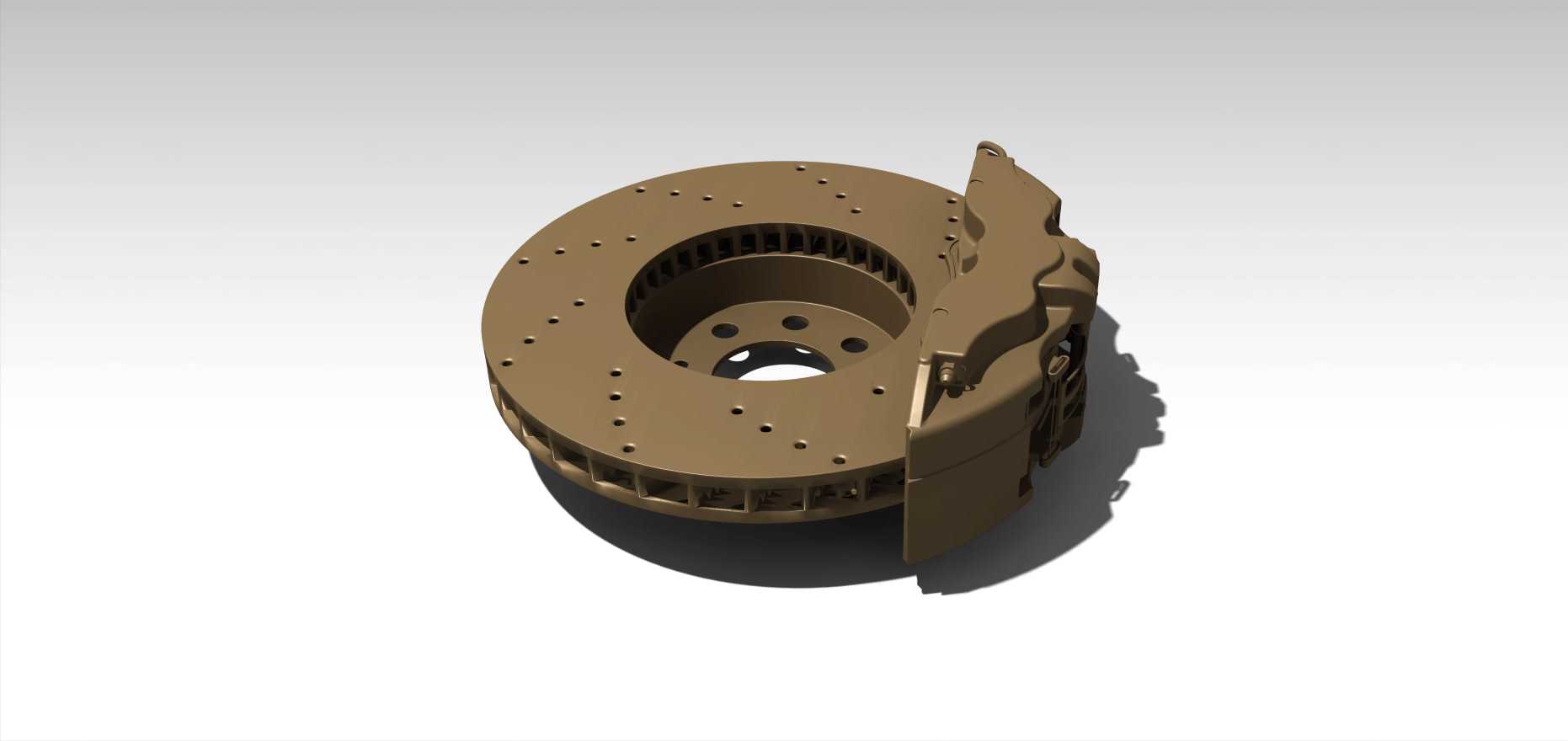 Catia v5中的制动盘逆向工程设计