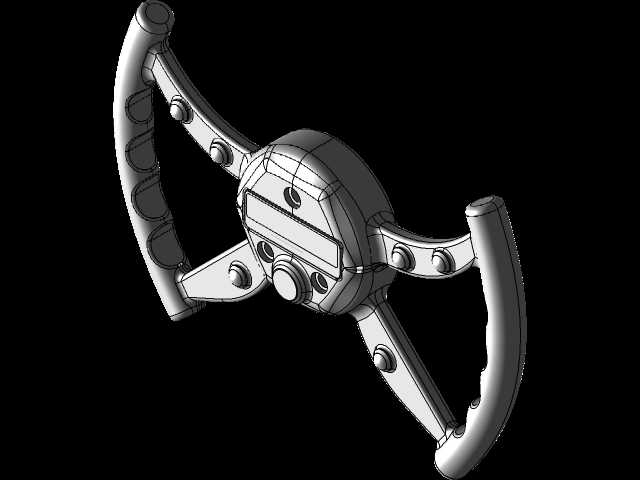 用于SEM的Catia v5中的3d可打印转向轮