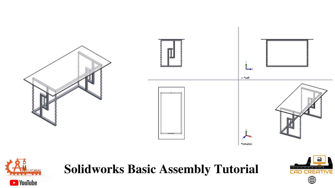 MsTable!Solidworks基本装配教程!Solidworks培训练习-3
