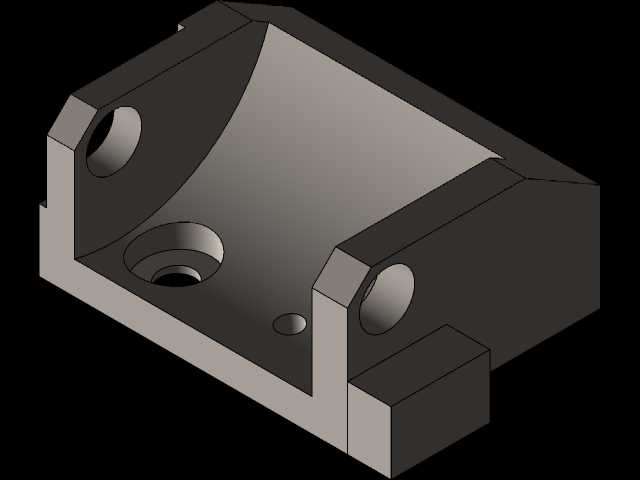 铰链块Solidworks初学者基础教程!Solidworks培训练习-10