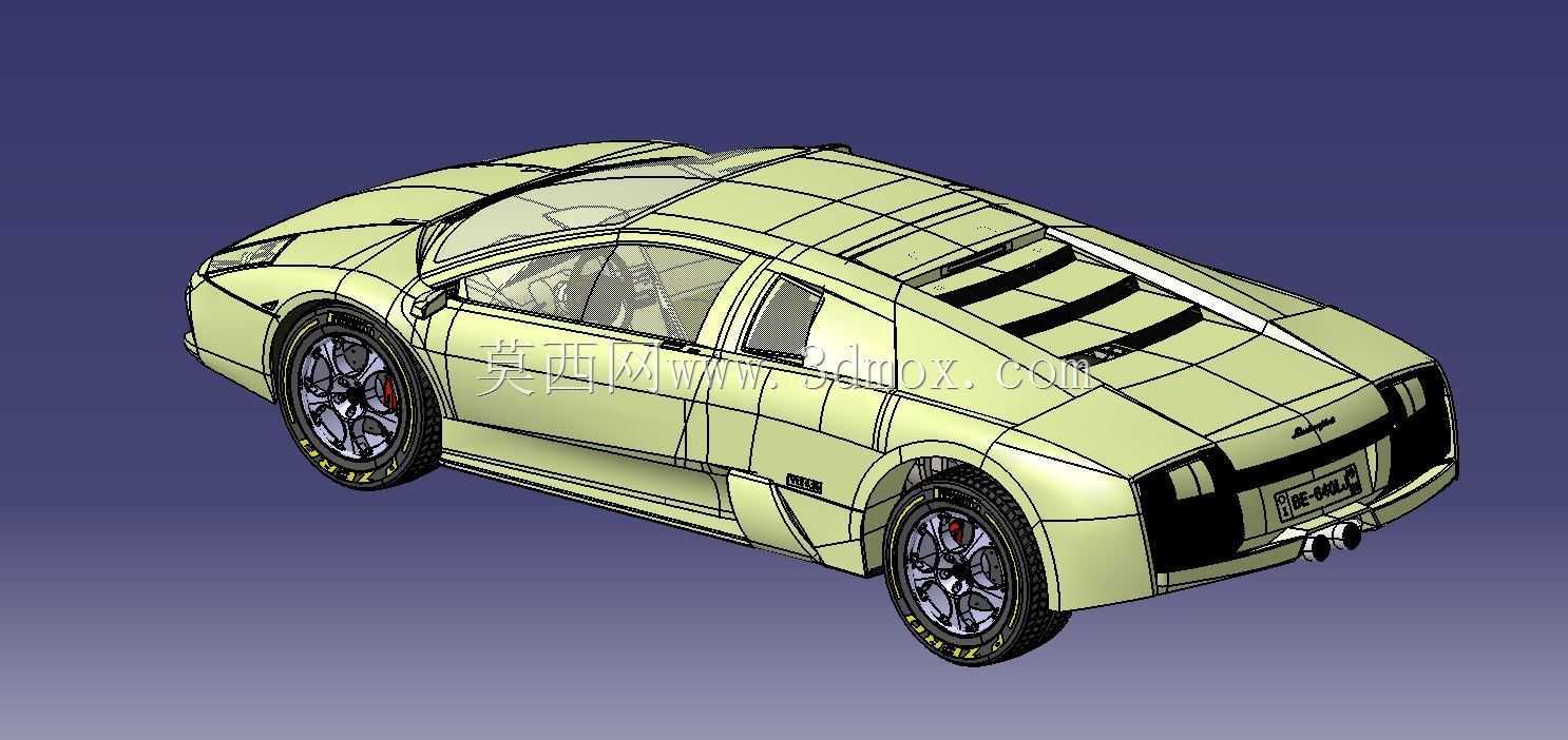 兰博基尼Murciélago配Catia V5