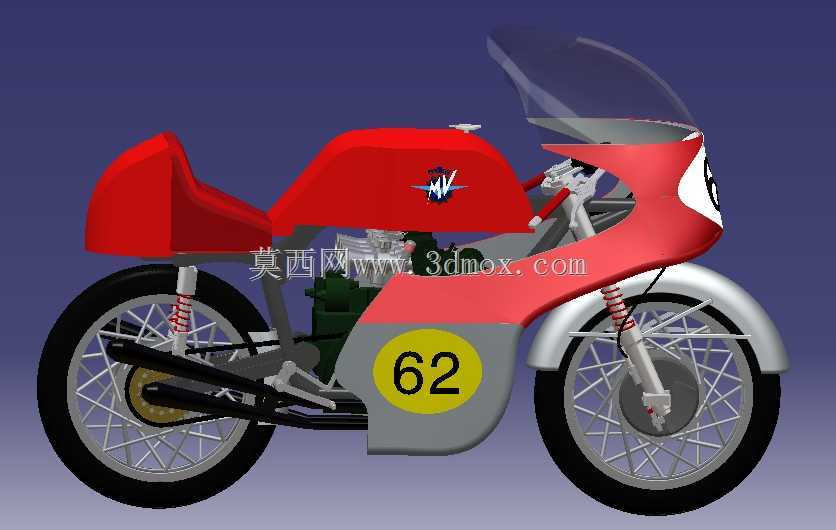 MV Agusta 500�ĸ�1956���ģ�ͣ�����Catia V5