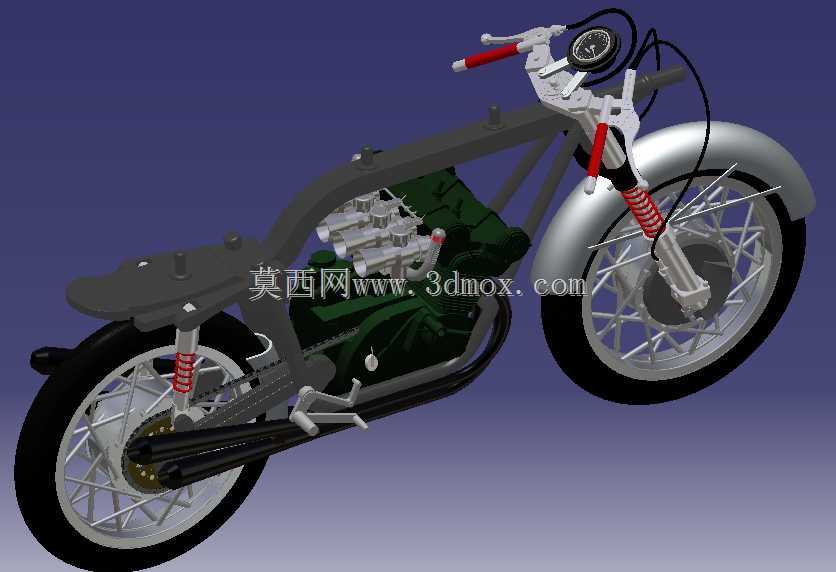 MV Agusta 500�ĸ�1956���ģ�ͣ�����Catia V5
