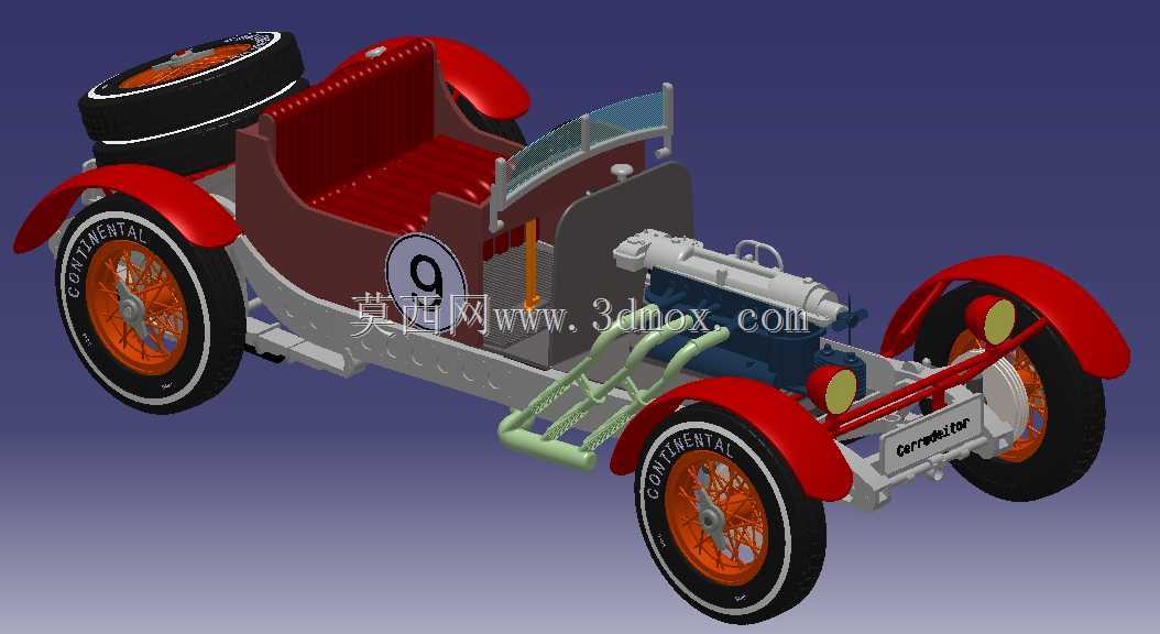 带有Catia V5的梅赛德斯SKK玩具模型