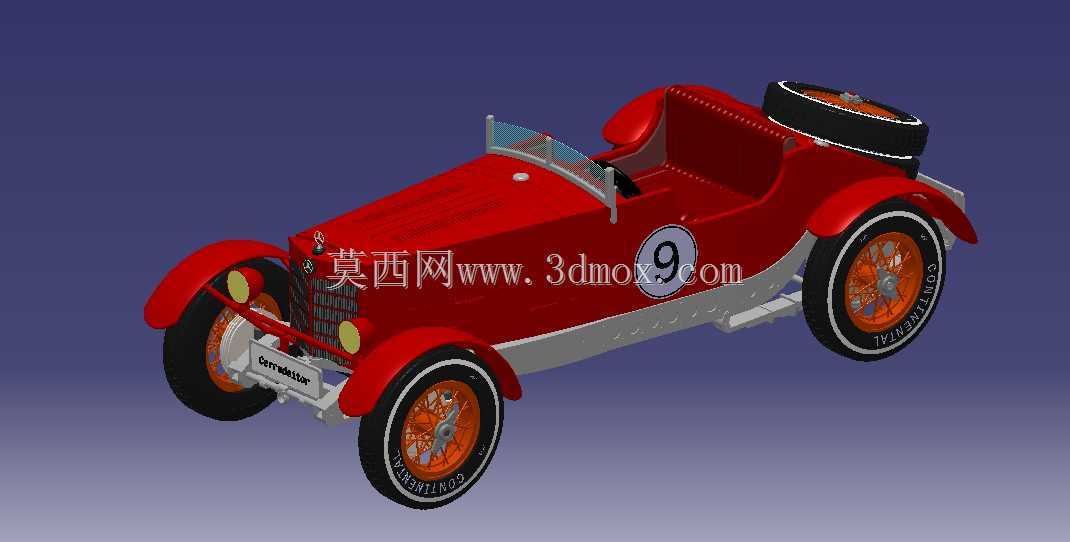 带有Catia V5的梅赛德斯SKK玩具模型