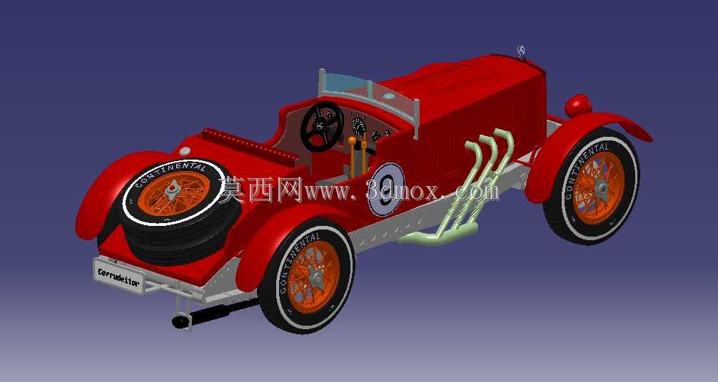 带有Catia V5的梅赛德斯SKK玩具模型