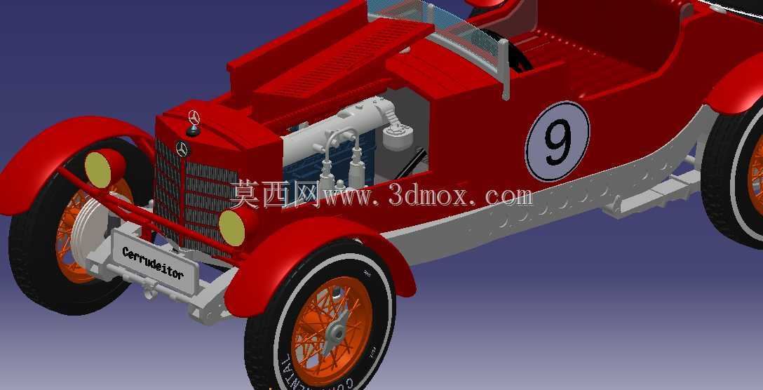 带有Catia V5的梅赛德斯SKK玩具模型