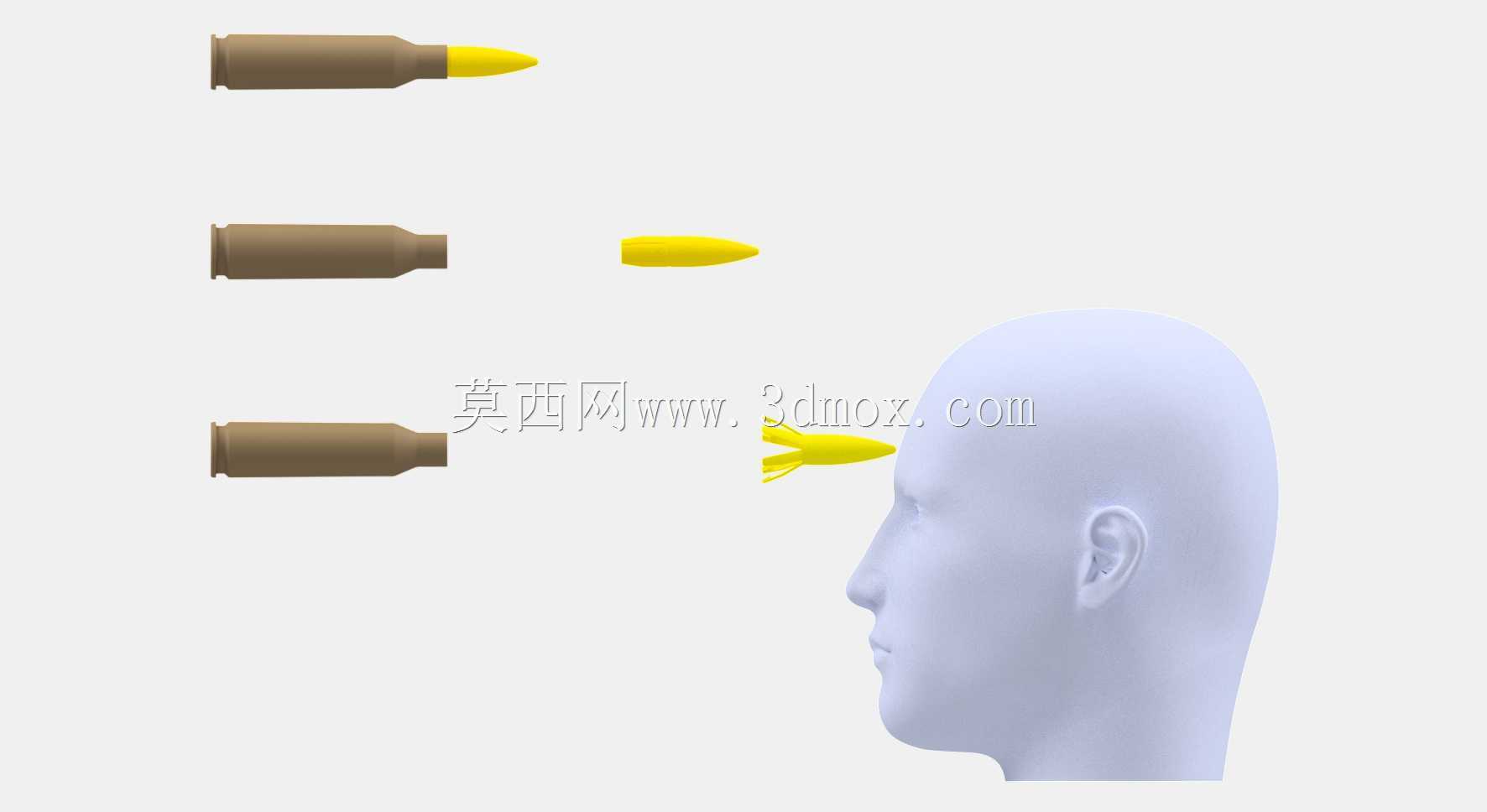 双作用弹丸(子弹、导弹)设计