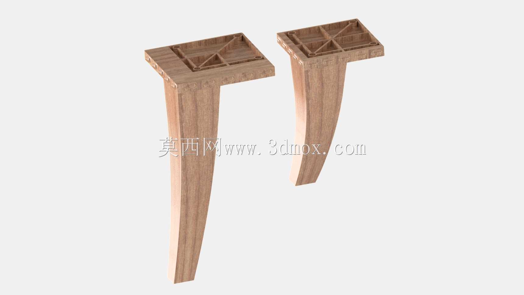 家具腿大小三维模型