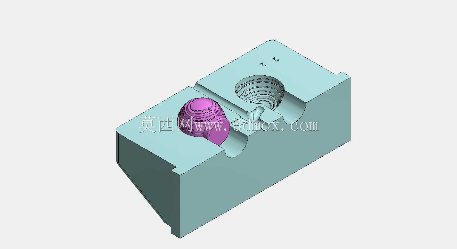 球、圆盖模具设计