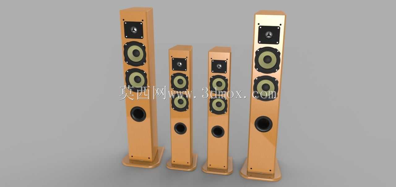 扬声器高保真盒四声道