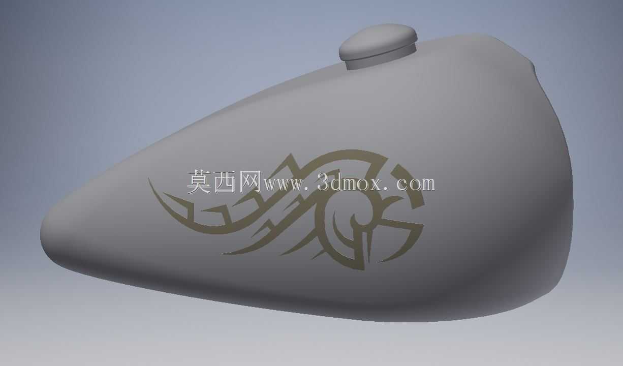 ����cadģ�͵�harley sidecar��Ⱦ