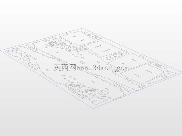 阿帕奇直升机AH-64-puzzle-3d-model