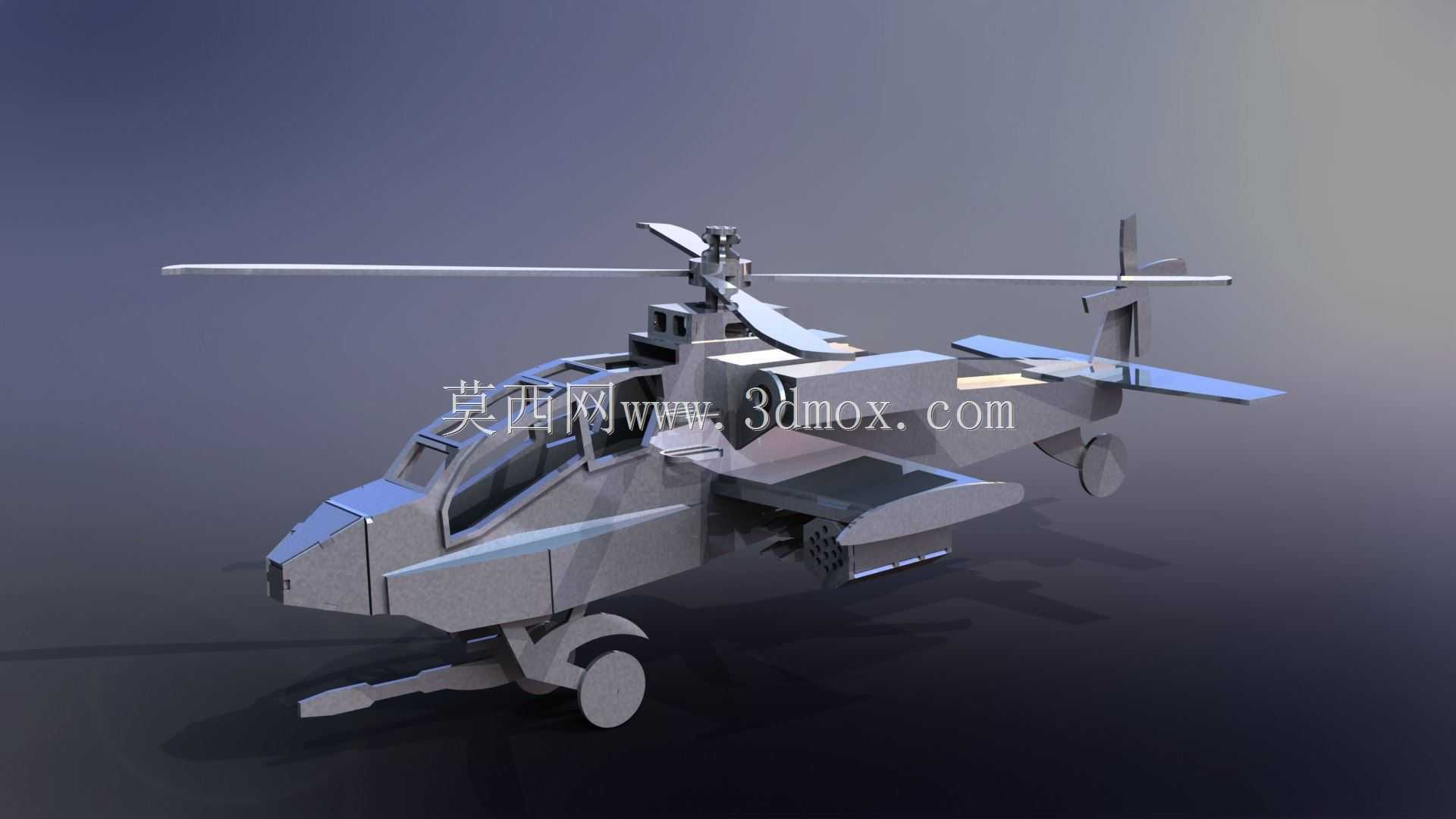 ������ֱ����AH-64-puzzle-3d-model