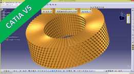 �䳲-Bienenwaben Catia v5/Siemens NX 11/Inventor 2017/Autocad 2017\u0026�̳�