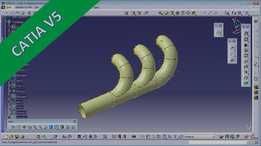 Abgaskruemmer-�������-Catia v5��ѵ-������ɨ
