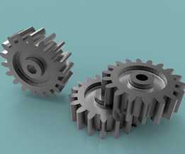 使用autocad 2013的3D齿轮(thesourcecad.com)