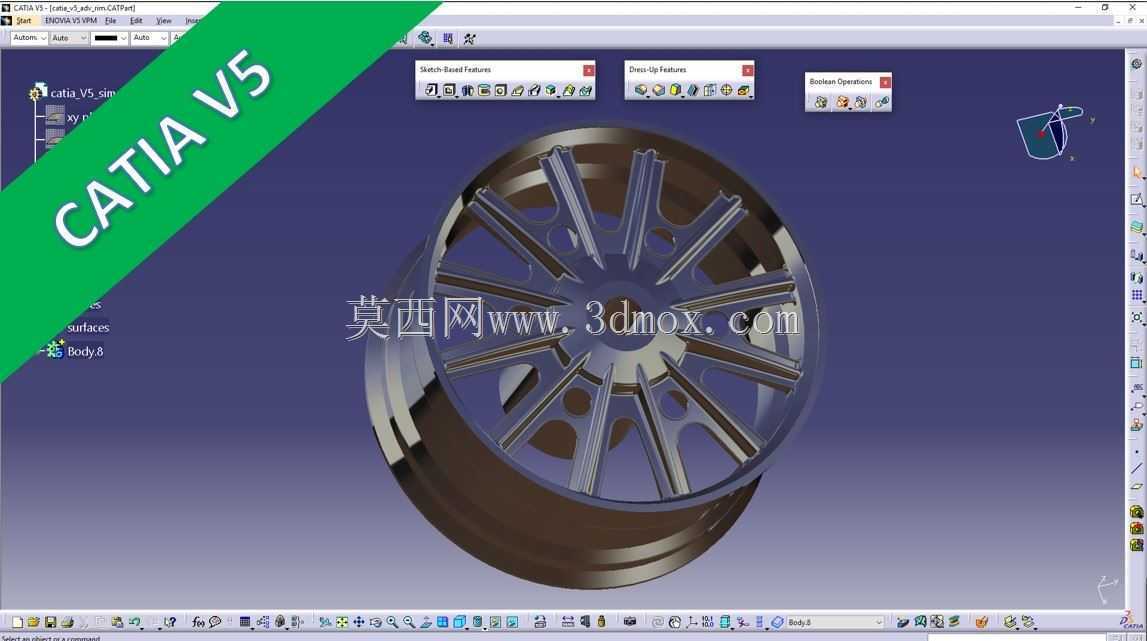 高级Rim-Catia、NX、Inventor、Autocad、Onshape、SolidWorks、SolidEdge、Fusion 360