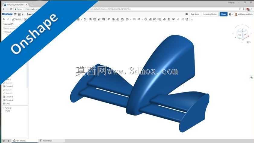 F1前翼-Catia、NX、Inventor、Autocad、Onshape、SolidWorks、SolidEdge、Fusion 360