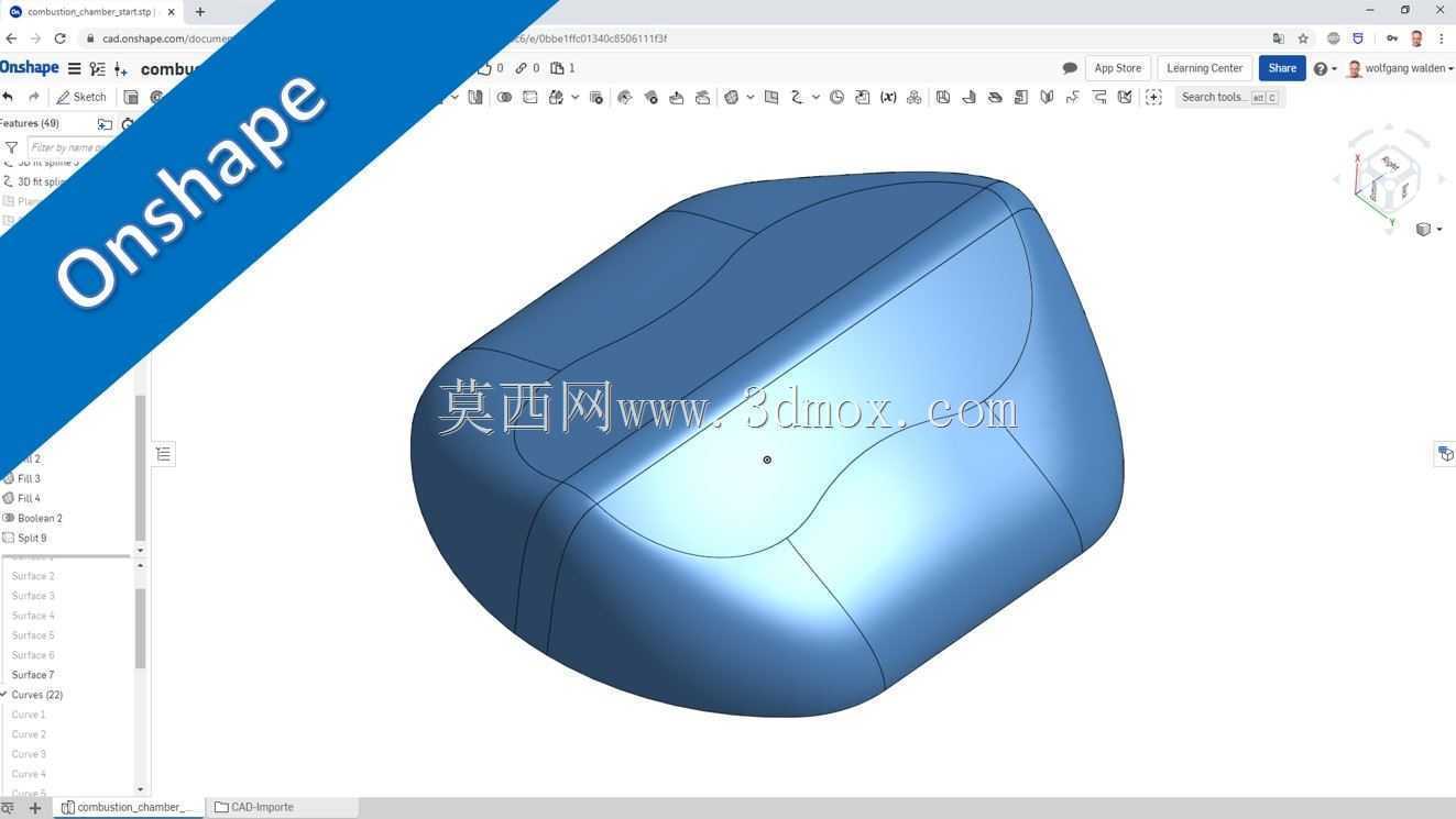燃烧室练习Catia v5/Siemens NX 12