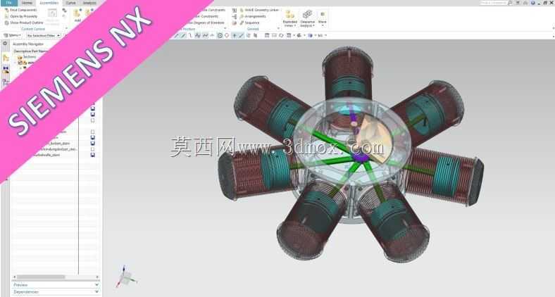 7缸径向发动机-视频教程和零件
