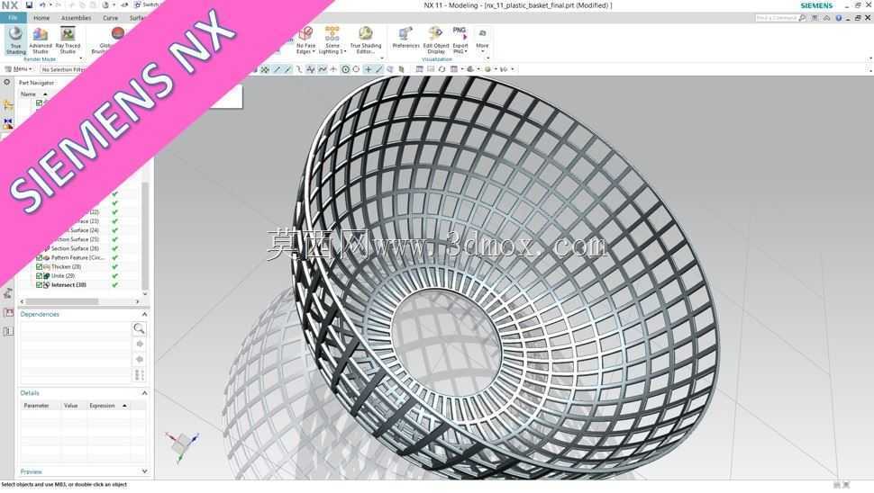 Plastik Korb-������Catia v5/NX/Inventor/Autocad/SolidEdge ST/Fusion 360/Onshape/