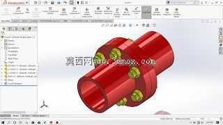 Solidworks法兰联轴器