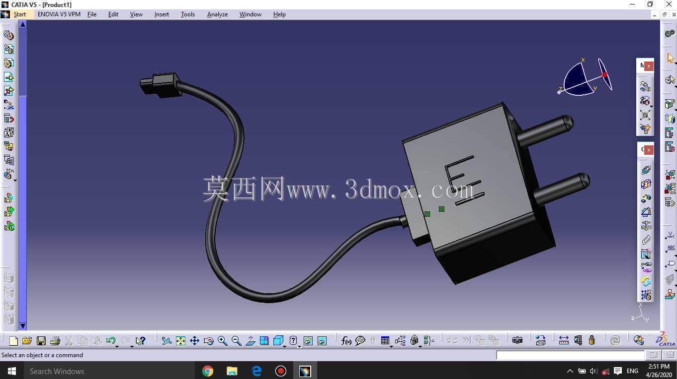 CATIA V5充电器适配器