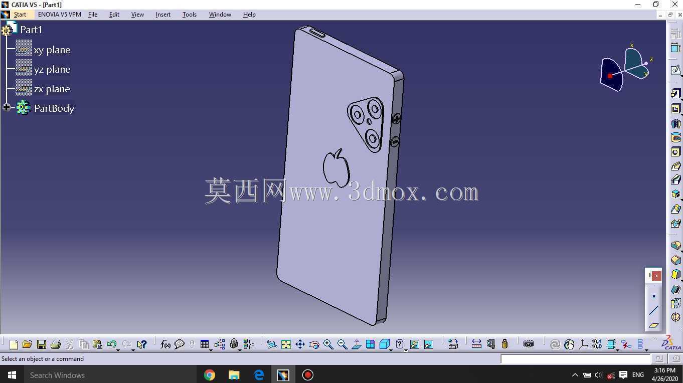 CATIA V5 Iphone x