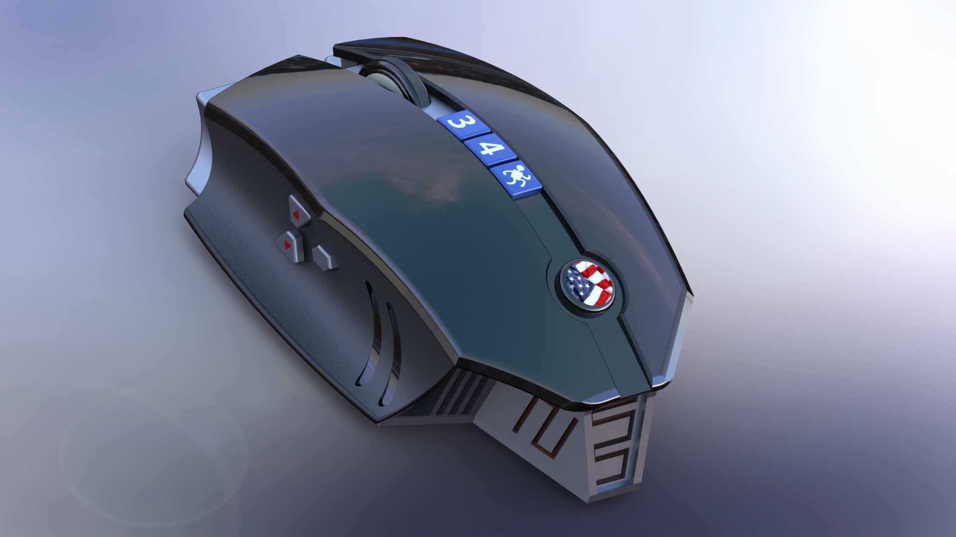 A4TECH血腥ZL5小鼠的三维模型