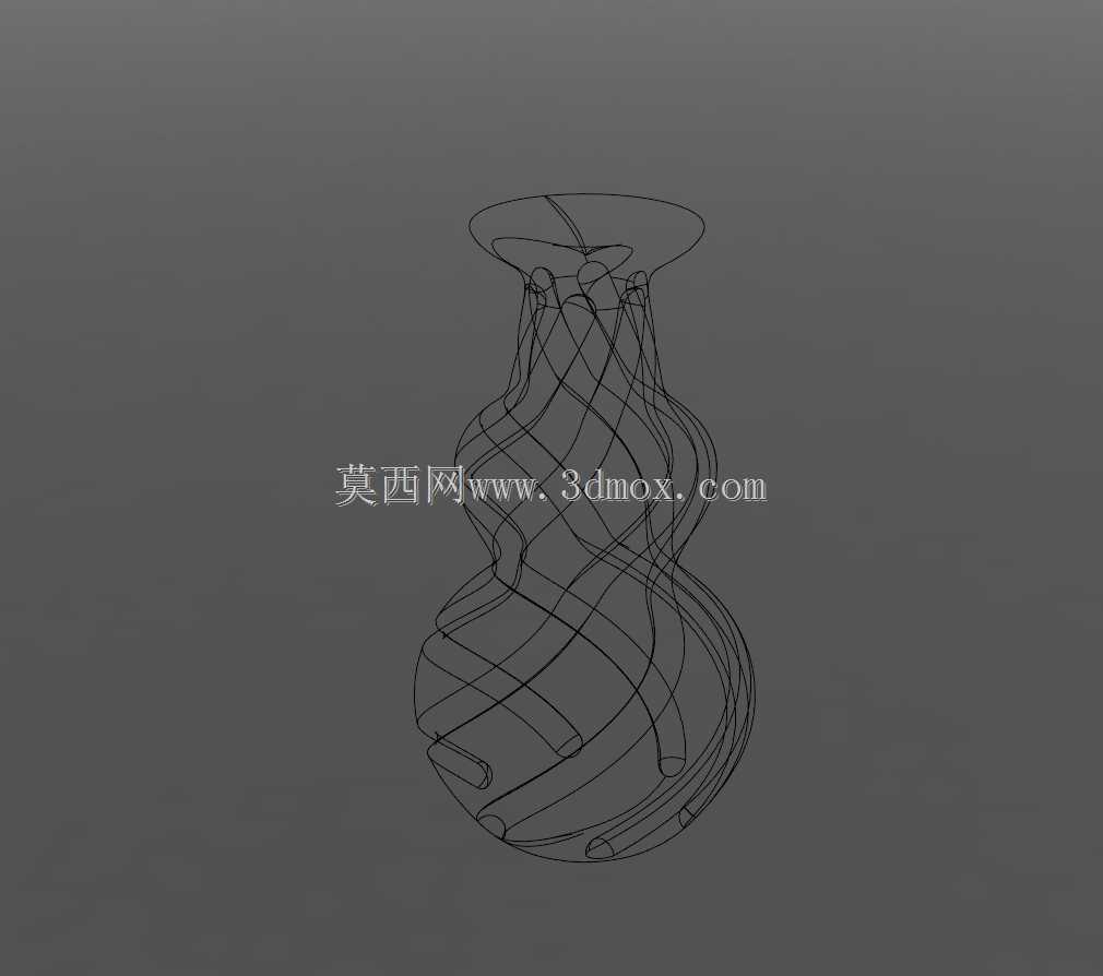 有凹槽的花瓶