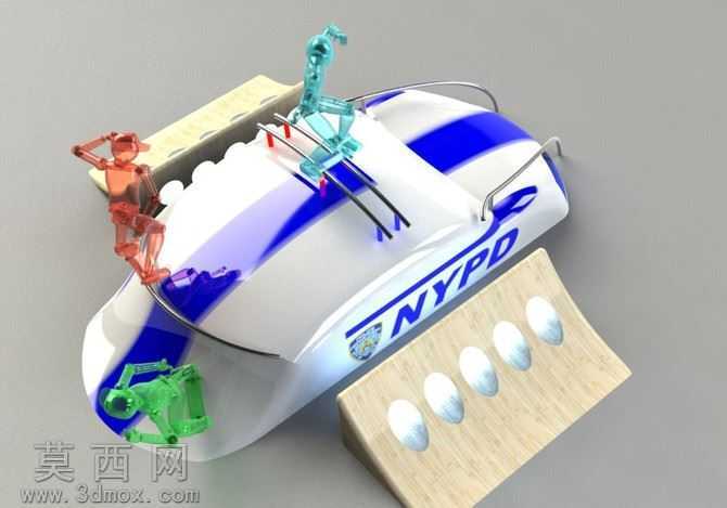 警察车弧skateable艺术