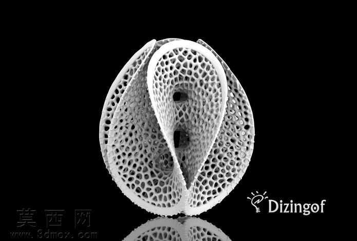 陈Gackstatter德尔花瓶-数学艺术由@Dizingof#3dprinting