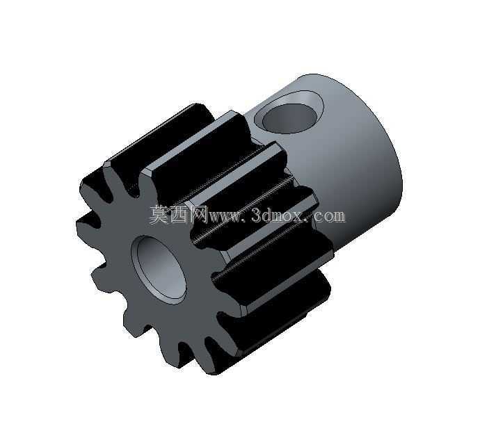 小齿轮Z12 M0.8轴3.2mm