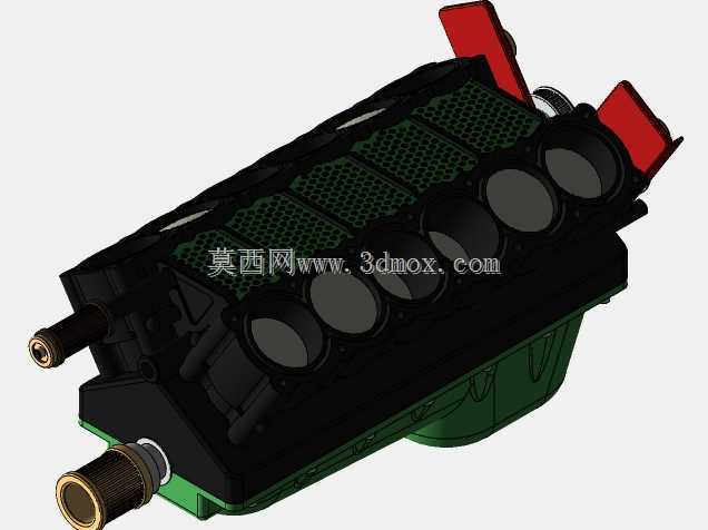 Solidworks 2018中的V12发动机设计和组装