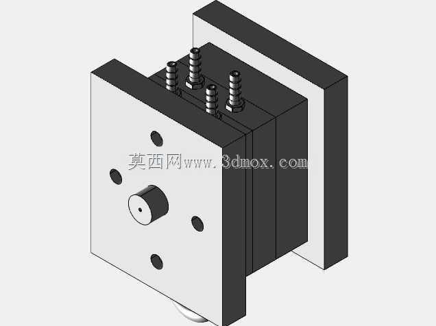 模具2上的塑料注射
